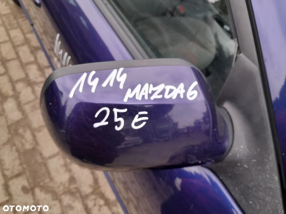 MAZDA 6 LUSTERKO PRAWE PRZEDNIE PRAWY PRZÓD KOLOR: 25E - 4
