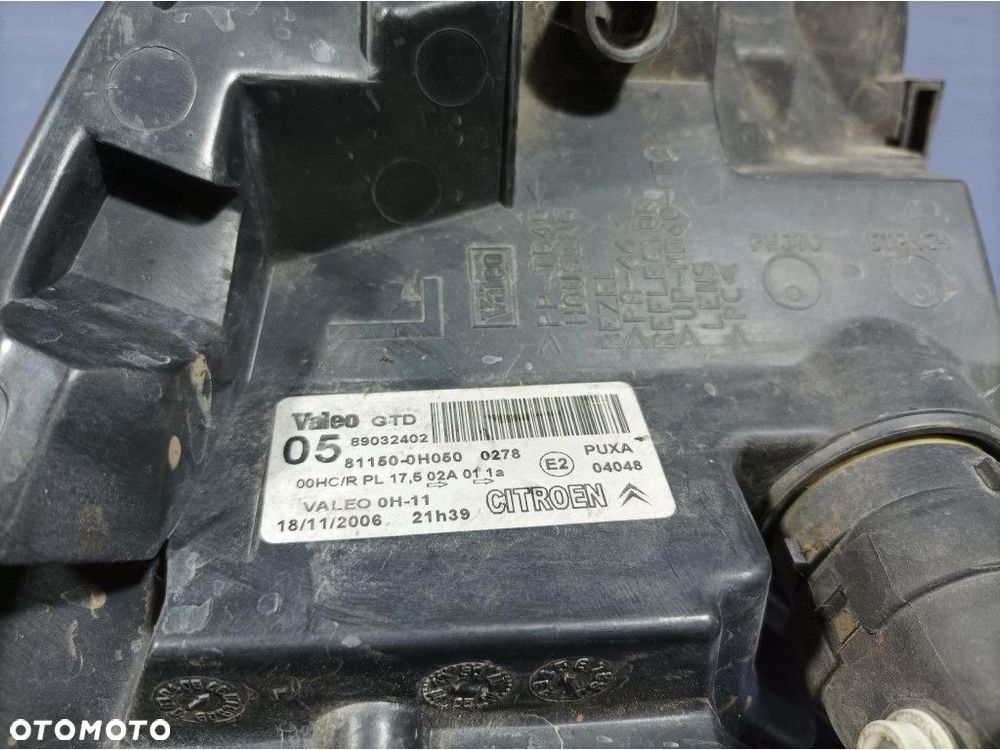 CITROEN C1 I REFLEKTOR LAMPA PRZÓD PRZEDNI LEWY 81150-0H050 - 5