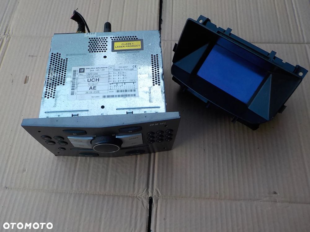wyświetlacz radio cd mp3 opel zafira b 344183129 13111163 - 1