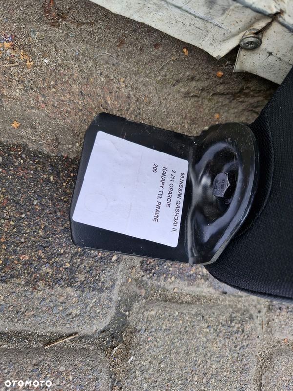 NISSAN QASHQAI II 2 J11 OPARCIE KANAPY TYŁ PRAWE - 4