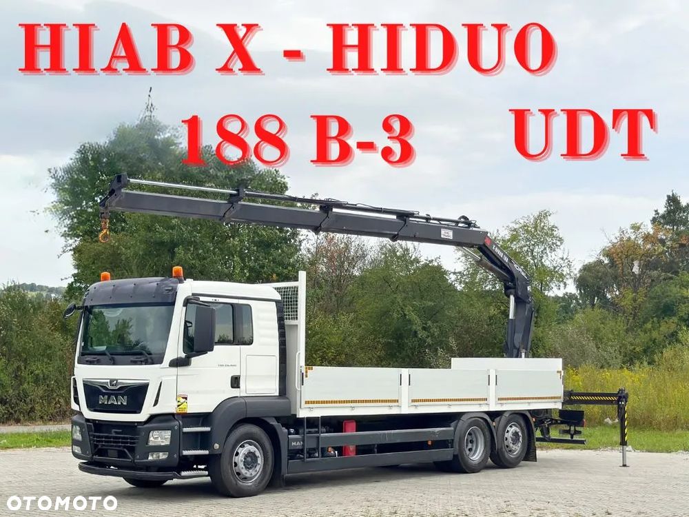 MAN TGS 26.460 * SKRZYNIA 7,25 m * HIAB X HIDUO 188 B - 3 + PILOT* STAN BDB - 1