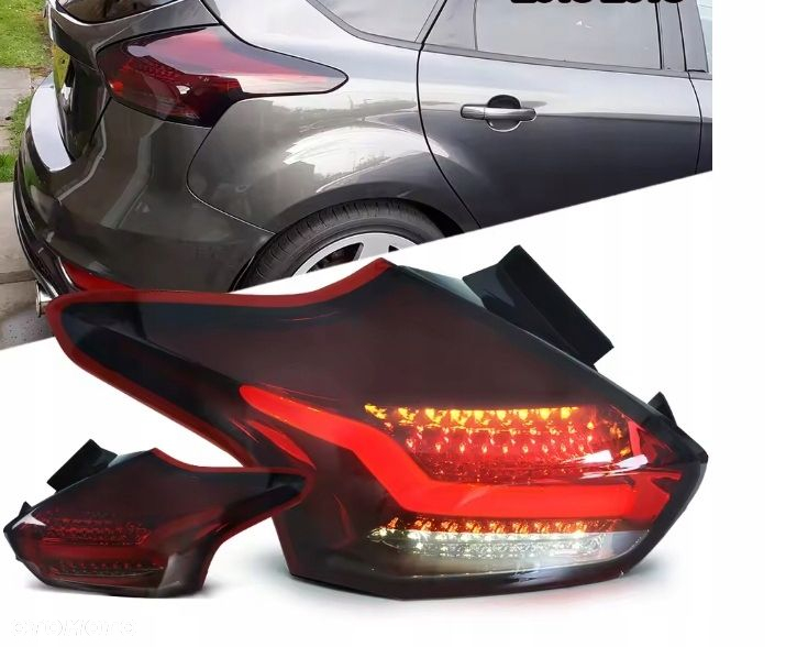 Lampy tyl kpl Full Led Bar Diod Neon Tuning Ford Focus III mk3 Lift 2014- - 3