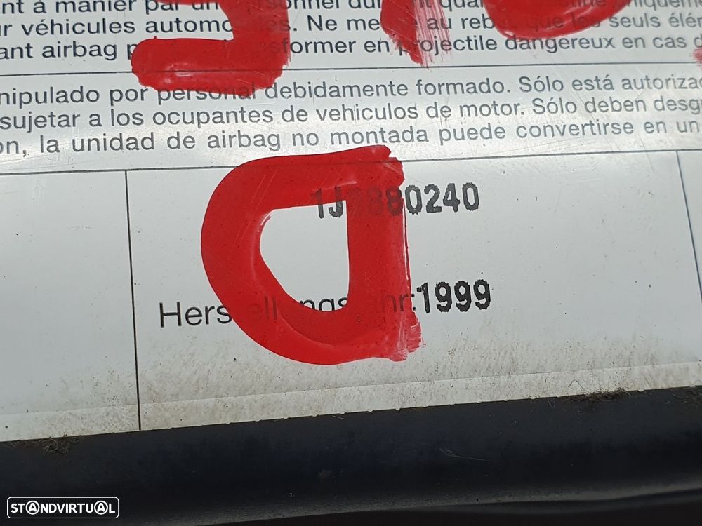 Airbag Banco Dto Volkswagen Golf Iv (1J1) - 2