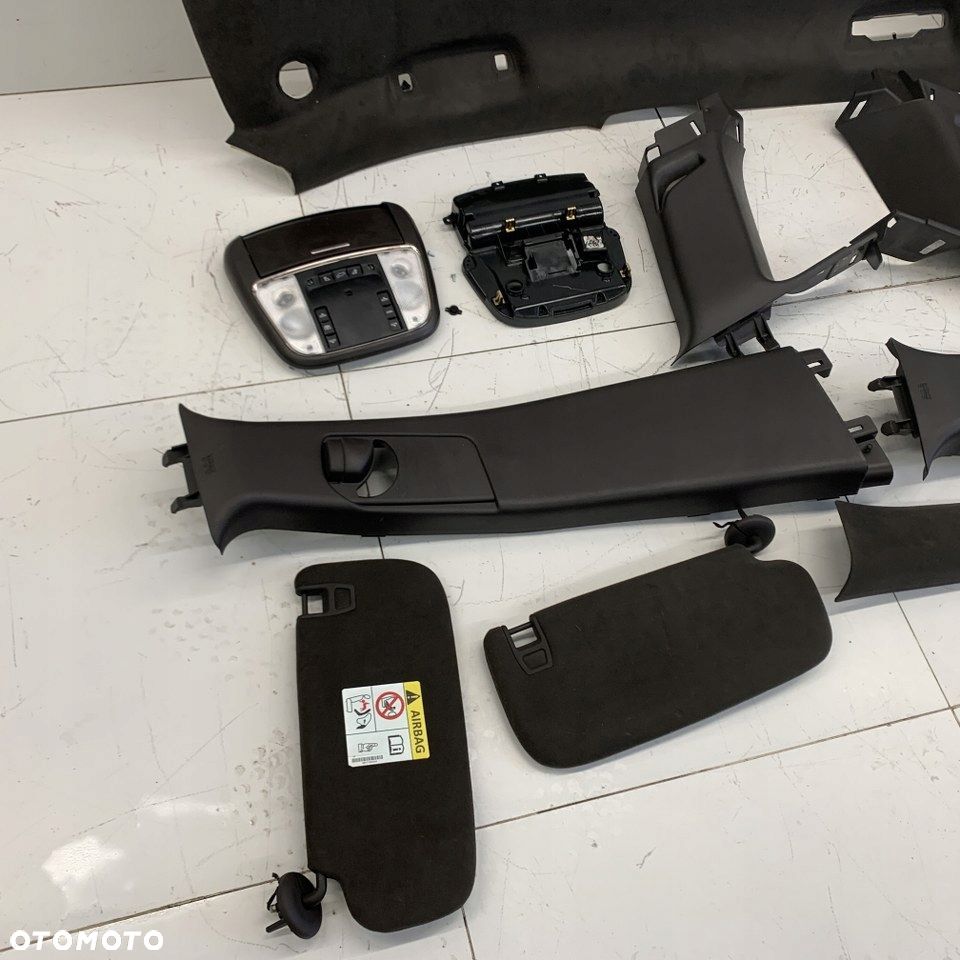 Podsufitka brąz alkantara słupki komple JEEP GRAND CHEROKEE IV WK2 LIFT 13r - 2