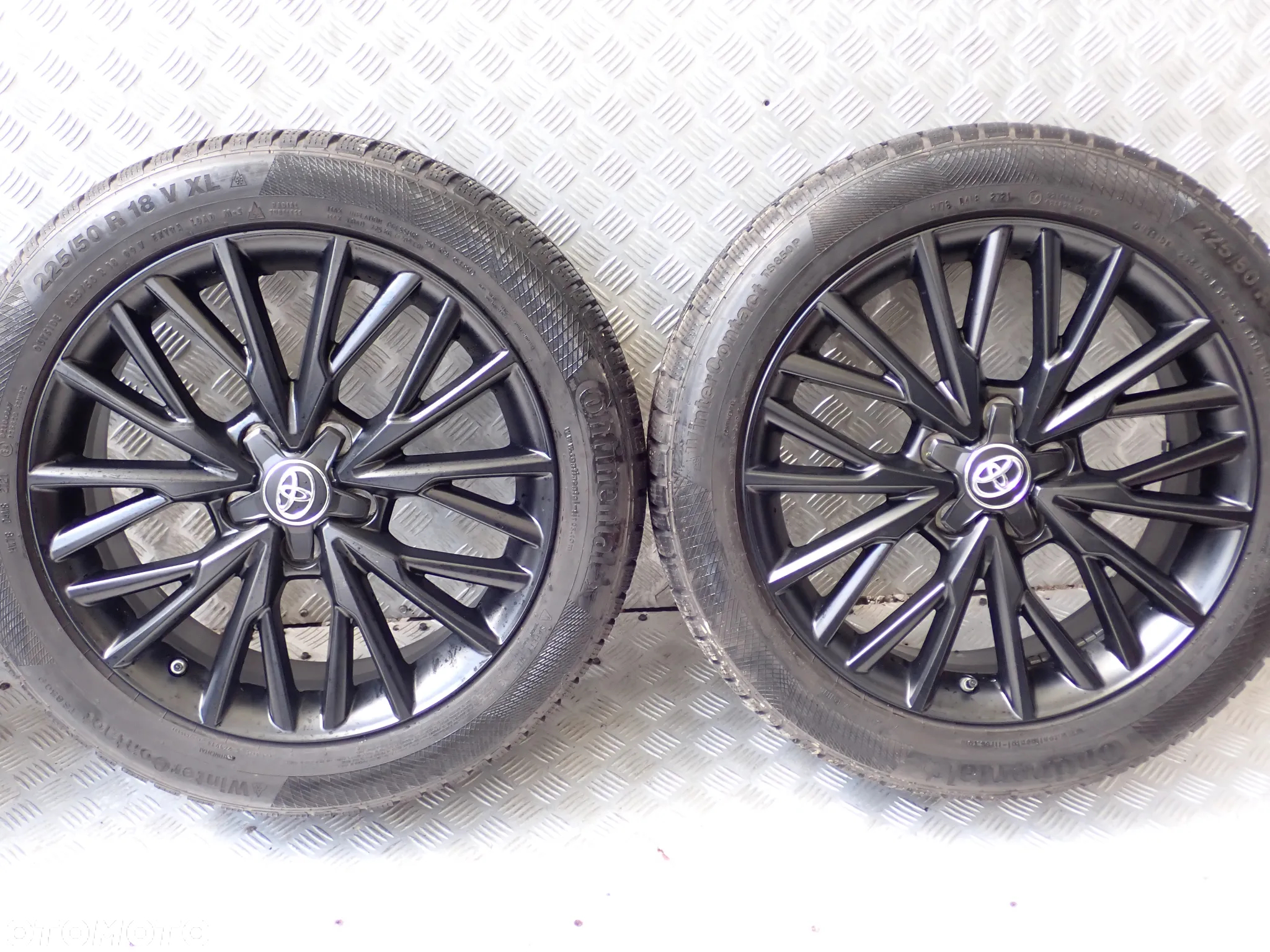 KOŁA FELGI ALUMINIOWE TOYOTA CHR  7JX18  ET 50  5X114,3  PW457-10004 Z OPONAMI ZIMA 225/50/18 XL  3700 ZŁ - 2