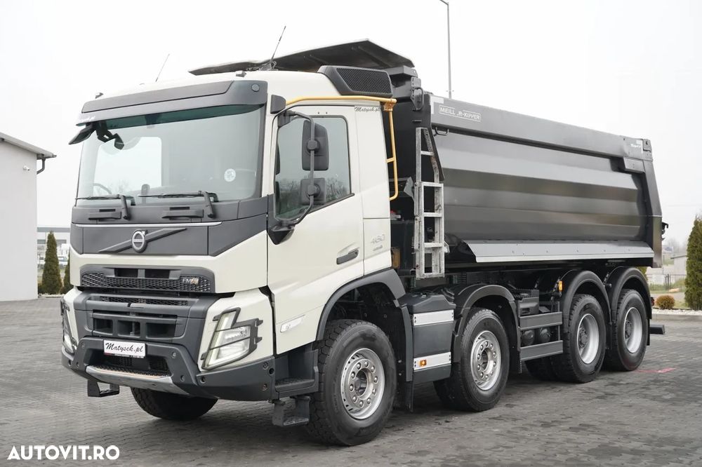 Volvo FMX 460 / 8x4 / BASCULATOR SPATE / MEILLER KIPPER / EURO 6 / - 6