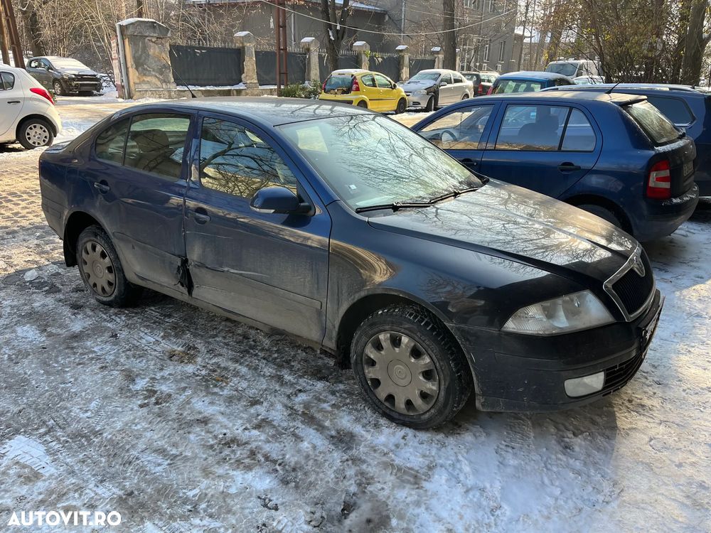 Dezmembrez Skoda Octavia 2 II 2007 albastru 1,9 TDI cod motor BXE - 1