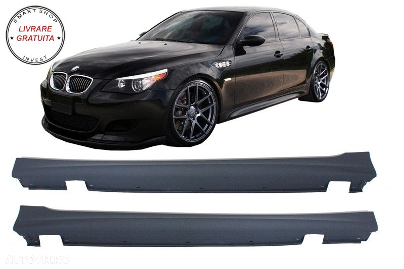 Pachet Bara spate cu Praguri Laterale BMW Seria 5 E60 (2003-2007) M-Technik Design- livrare gratuita - 4