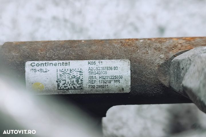 Rampa injectoare 1.5 dci k9k h8201225030 175218188r Nissan Qashqai 2 J11 seria - 2