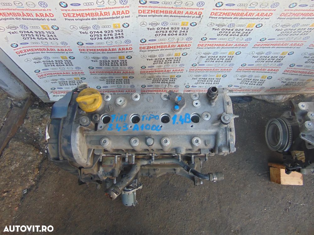 Motor Fiat 1.4 cod 843a1000 Fiat Tipo lancya 1.4 ypsilon Alfa Romei Mito 1.4 euro 6 - 4