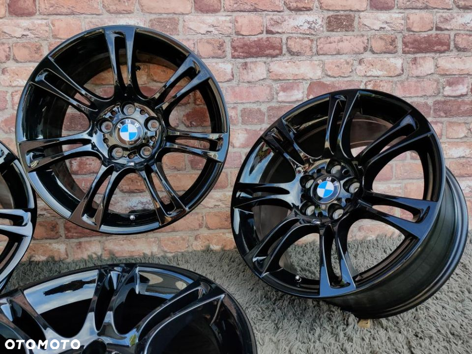 czarne felgi BMW 5x120 18 M pakiet F10 8j ET30 9 ET44 Styling 350 F10 F12 F06 5 GT E90 F01 E46 E60 260 270 - 28