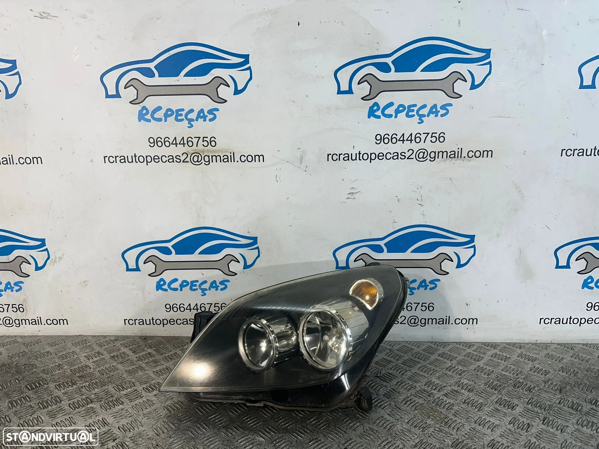 Otica Farol Frente Frontal Esquerdo Original Opel Astra H 1LG270370-03 2004 - 2010 - 1
