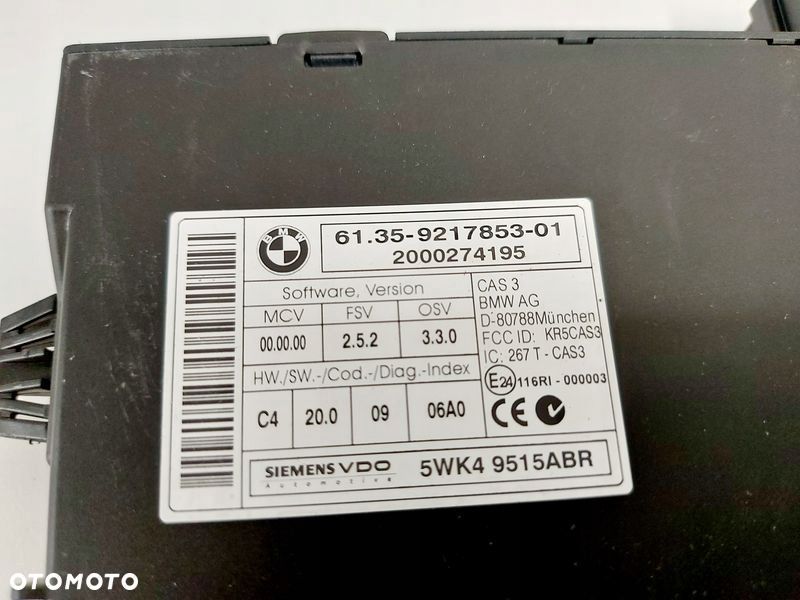 bmw x1 e84 2.0 d zestaw startowy sterownik silnika ecu stacyjka moduł - 3