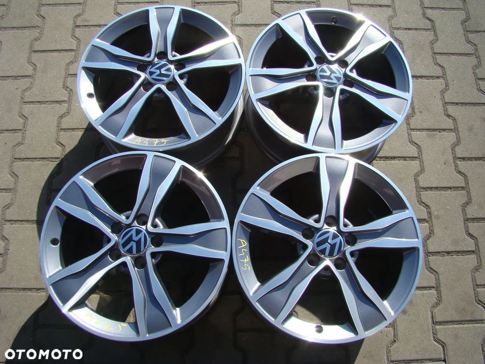 a475 5x112 VW Golf V VI VII VIII Plus Jetta Touran Caddy Passat B6 B7 7jx17 - 1