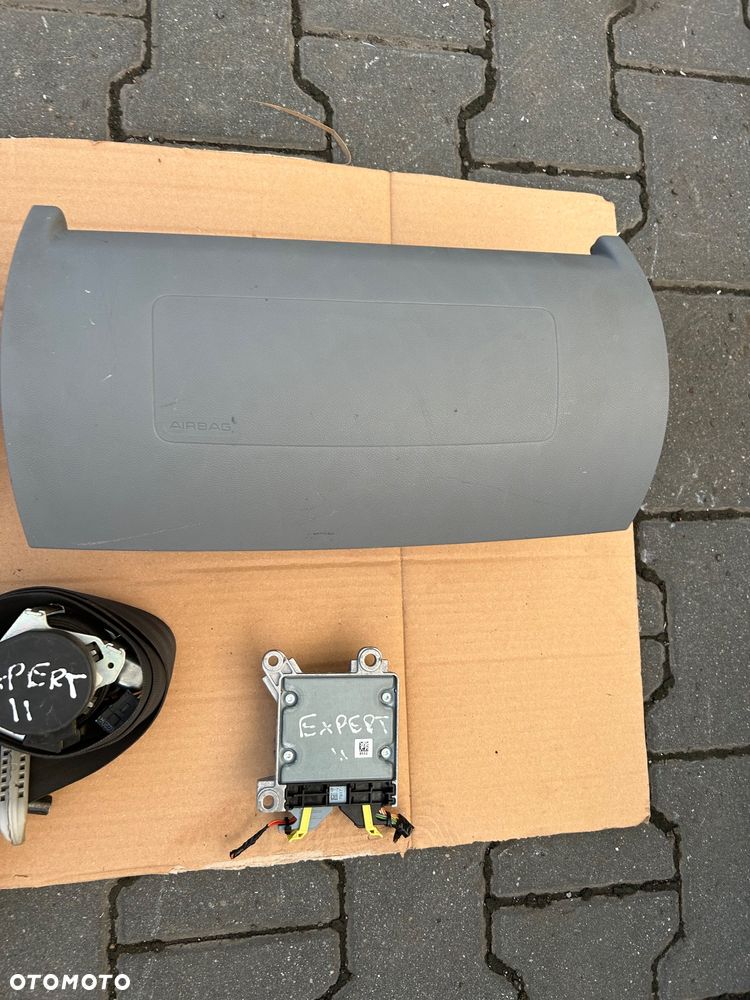 Peugeot Expert II poduszki powietrzne pasy napinacze komplet zestaw airbag - 3
