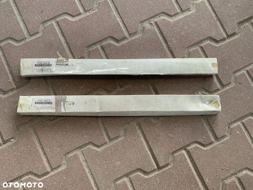 TOYOTA RAV4 III 2005-2012 LISTWA PROGOWA NAKŁADKA NA PRÓG CHROM PRAWY LEWY PRZÓD PRZEDNI PRZEDNIA NOWA - 2