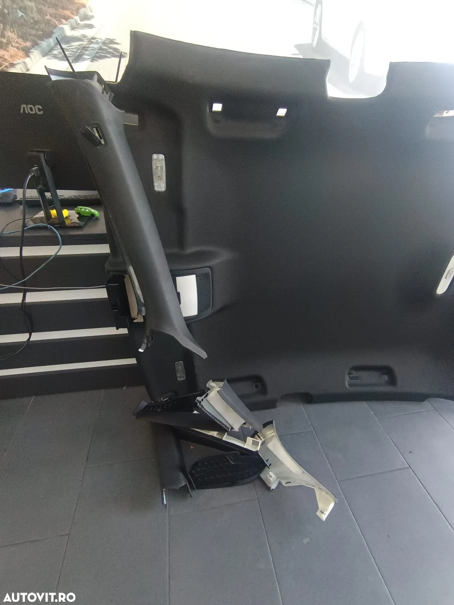 Plafon + stalpi Audi A5 2014 ( negru, 4 usi ) - 2