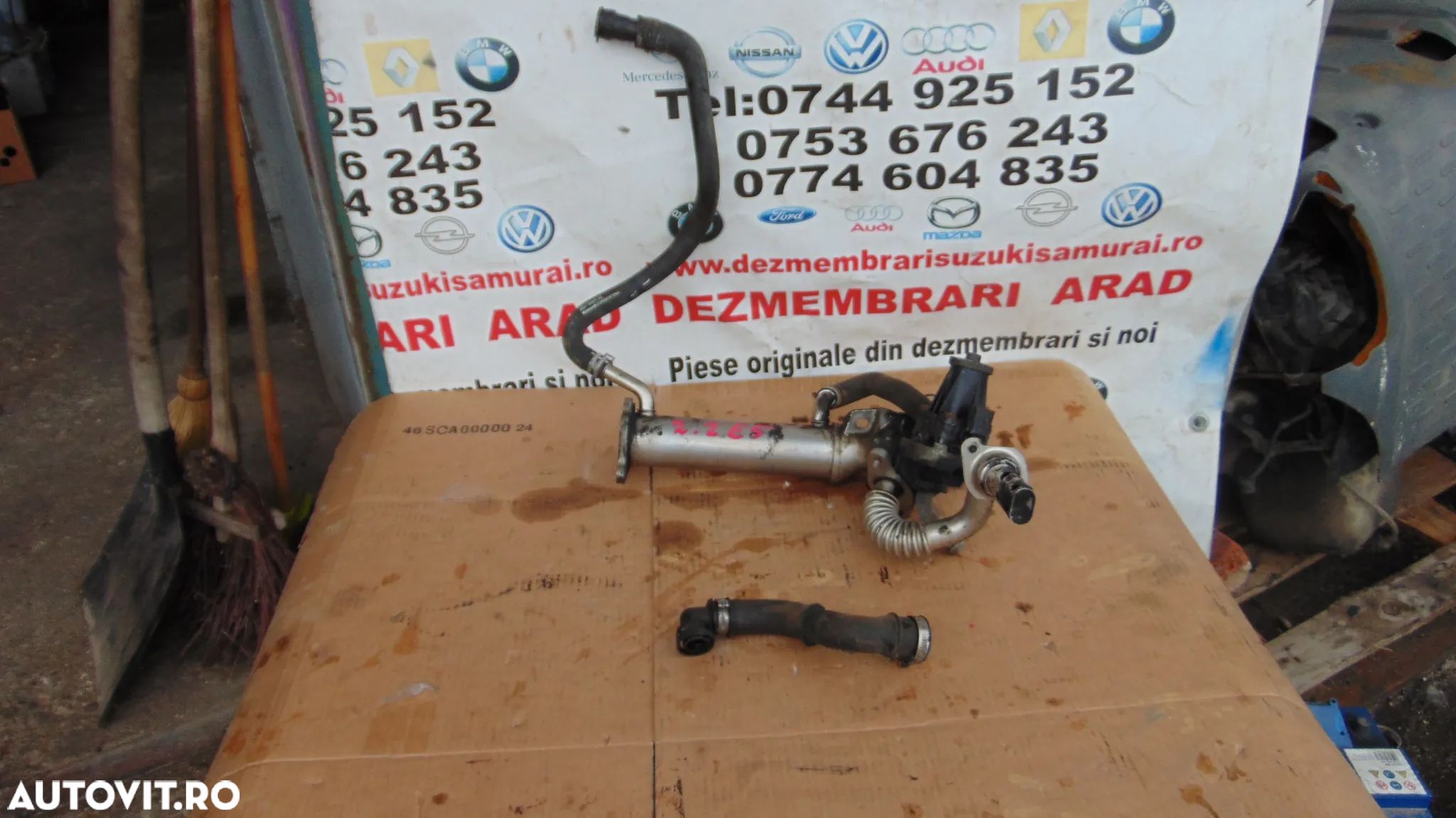 Racitor gaze Ford Transit Custom 2.2 euro 5 Peugeot Boxer Citroen Jumper racitor gaze cu supapa egr - 1