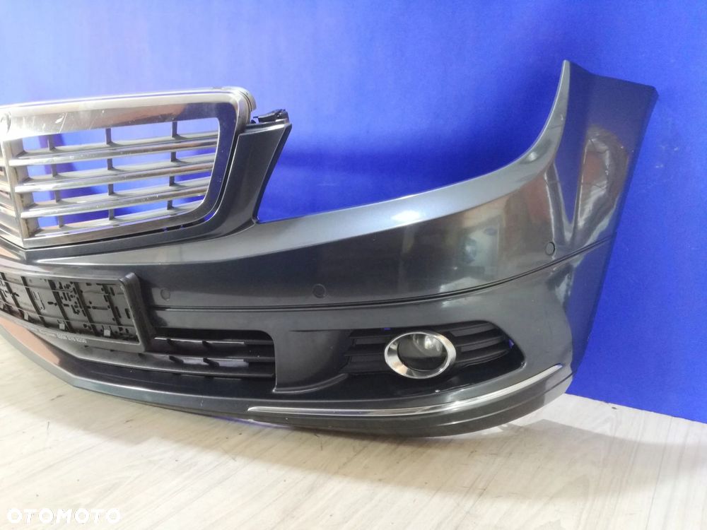Mercedes C-Klasa W204 zderzak grill przód przedni PDC 07/11r kompletny - 3