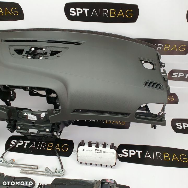 RENAULT MEGANE IV 4 DESKA ROZDZIELCZA KONSOLA KOKPIT PULPIT PODUSZKI AIRBAG AIR BAG PASY KIT SET - 3