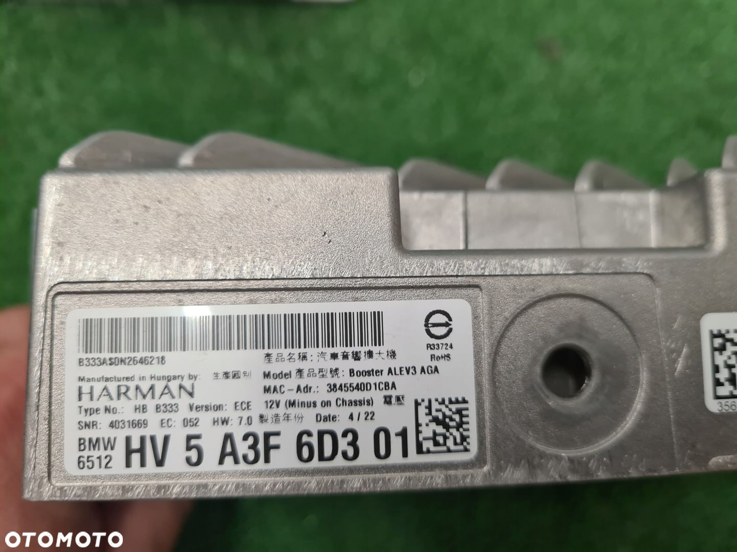 BMW 8 G15 G16 NAGŁOŚNIENIE HARMAN KARDON KOMPLET - 3