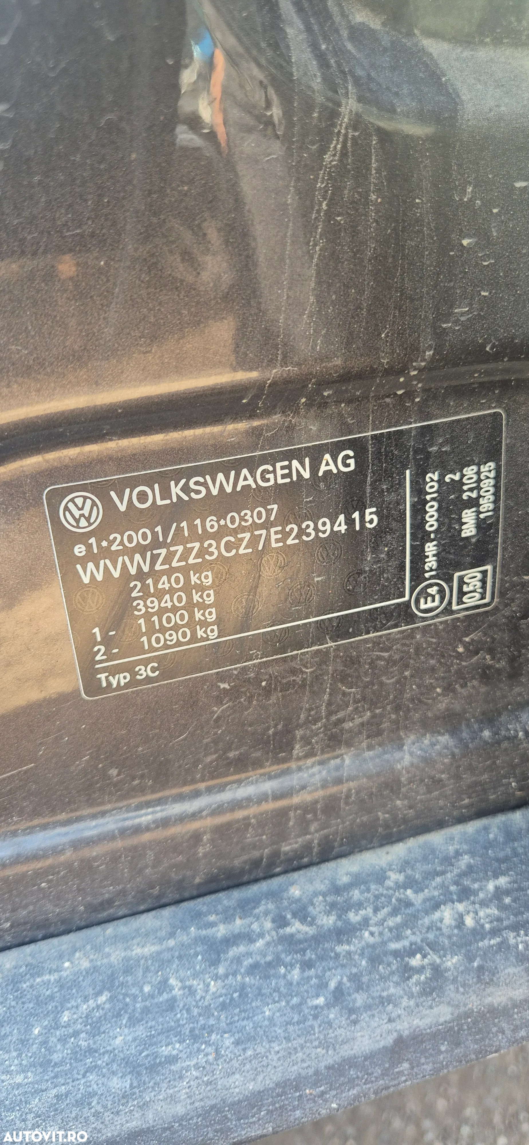 Piese auto Vw Passat B6 break 2.0 Tdi motor BMR 170cp - 8