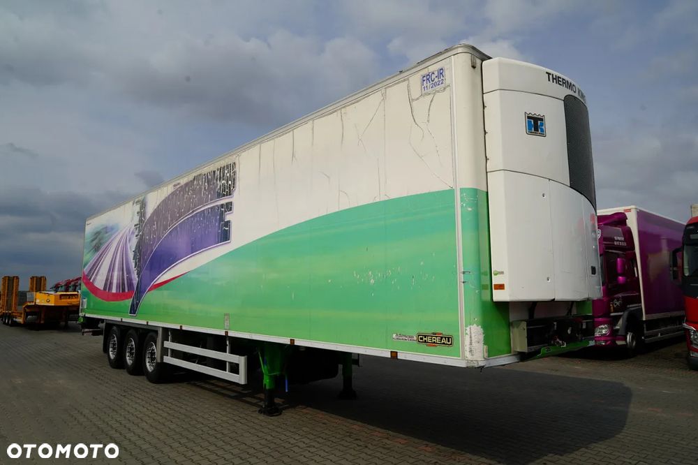 Chereau CHŁODNIA / THERMO KING SLXE 400 / OŚ PODNOSZONA / WINDA DHOLLANDIA  3 000 KG / ROLETA ELEKTRYCZNA / SAF - 7