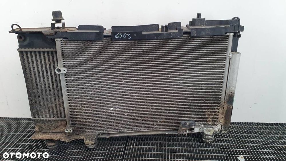 CHŁODNICA WENTYLATOR WODY KLIMATYZACJI INTERCOOLER COROLLA E15 1.4 D4D 2008 - 1