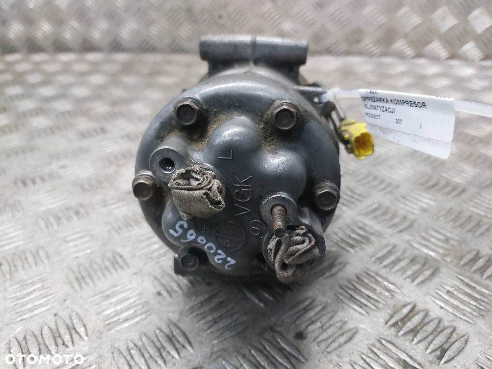 SPRĘŻARKA KOMPRESOR KLIMATYZACJI PEUGEOT 307 I 2.0 HDI 9647213380 - 5