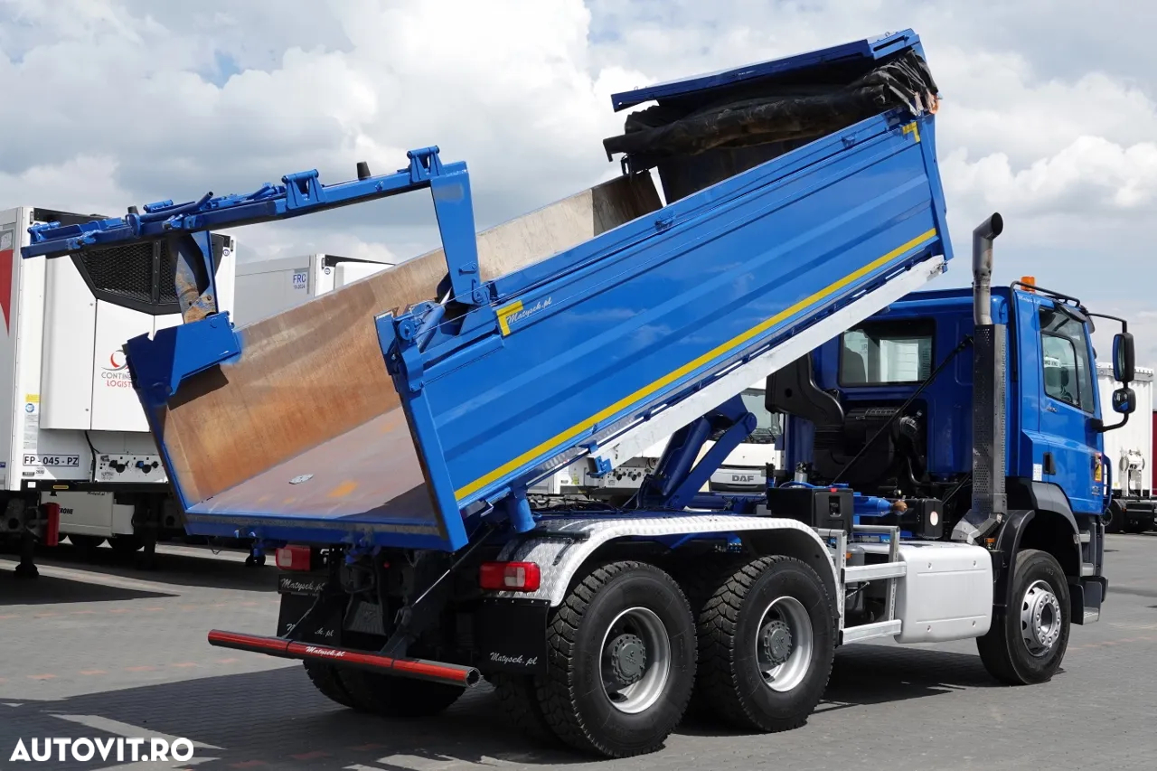 DAF CF 460 / 6x4 / BASCULANTE / HYDROBOARD / HYDROCLAP / EURO 6 / AN 2016 / PNEURI 100% / - 4
