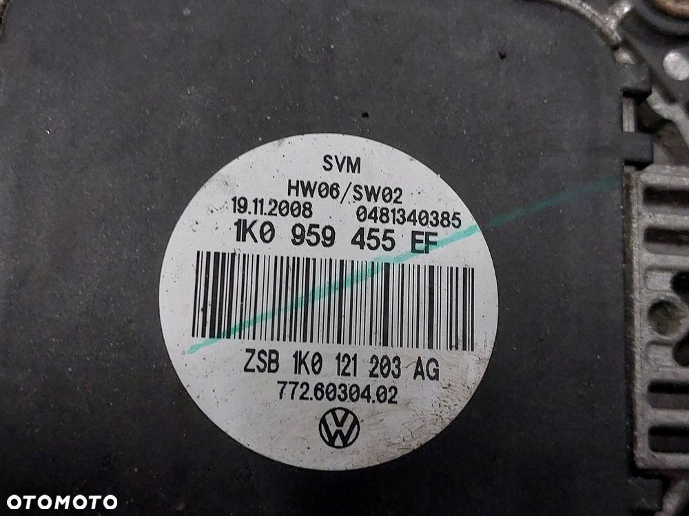 CHŁODNICA WODY + WENTYLATOR GOLF V 1.9 TDI 1K0959455EF 1K0121251AM - 2