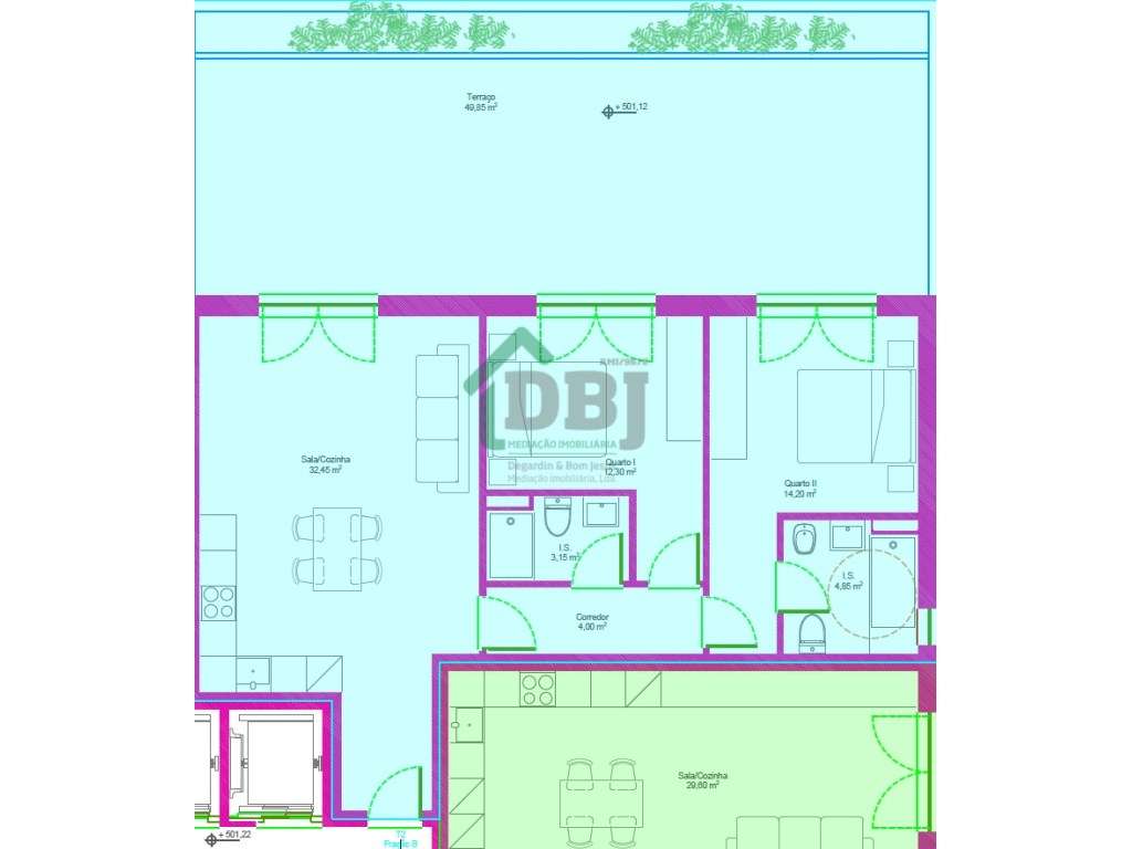 T2's Novos Empreendimento Premium - Quinta dos Caldeirões, Covilhã - Grande imagem: 4/6
