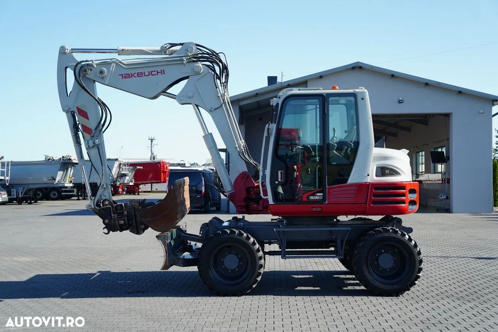 Takeuchi TB 295 W / EXCAVATOR PE ROȚI / 2016 / - 10