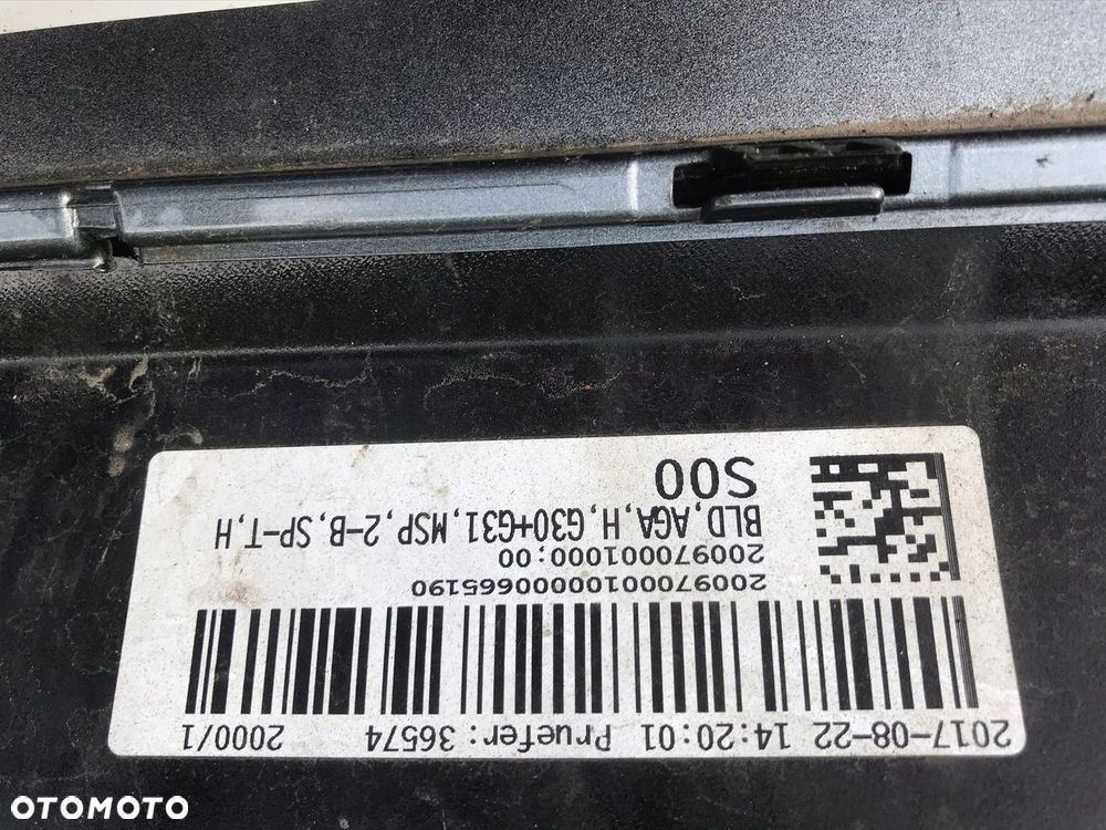 BMW 5 G30 M PAKIET SEDAN 17- ZDERZAK TYLNY TYŁ - 5