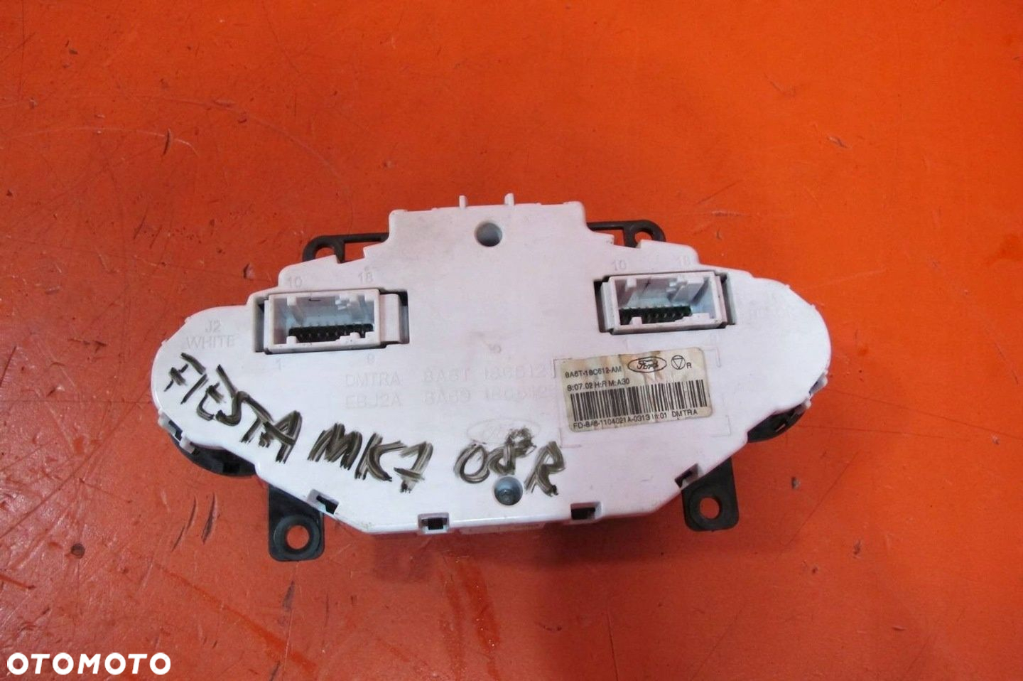 Ford Fiesta MK7 JA8 08- PANEL NAWIEWU KLIMATYZACJI CLIMATRONIC - 2