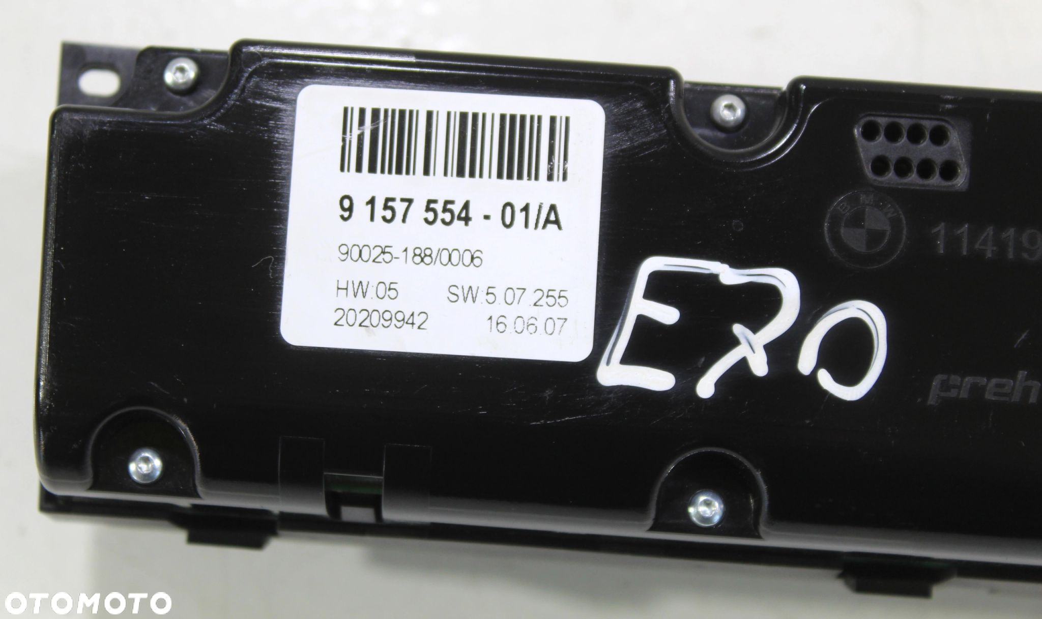 PANEL STEROWANIA KLIMATYZACJI NAWIEWU BMW X5 E70 9157554 - 4