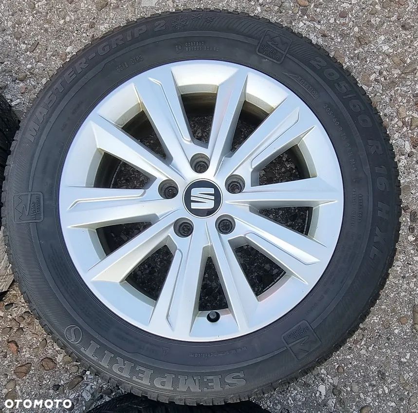 4x koła felgi opony zima Seat Alhambra VW Skoda Audi Semperit Master Grip 2 205/60/16 205/60R16 5x112 - 5