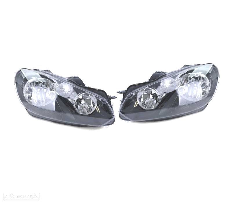 FARÓIS OPTICAS PARA VOLKSWAGEN VW GOLF VI 08-12 - 1