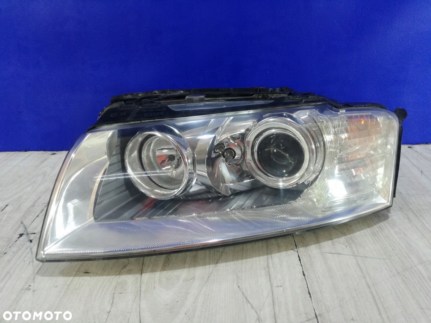 Audi A8 D3 Lift 2005/2009 lampa reflektor lewa Bi-xenon - 1