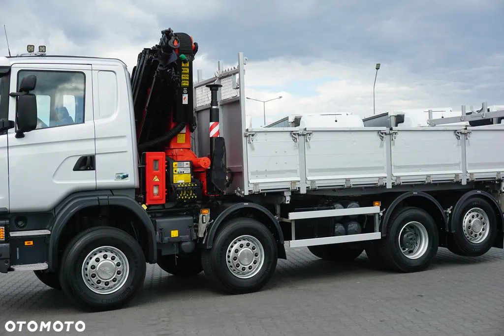 Scania G 400 / E 5 / 8 X 4 / 4 x 4 / WYWROTKA + HDS / TRIDEM / PALFINGER PK 26002 / MANUAL - 28