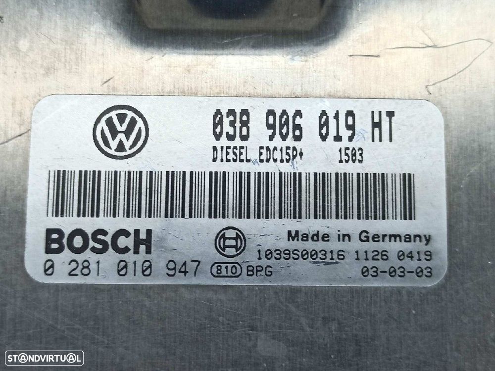 CENTRALINA DO MOTOR UCE SEAT CORDOBA BERLINA (6L2) FRESH - 3