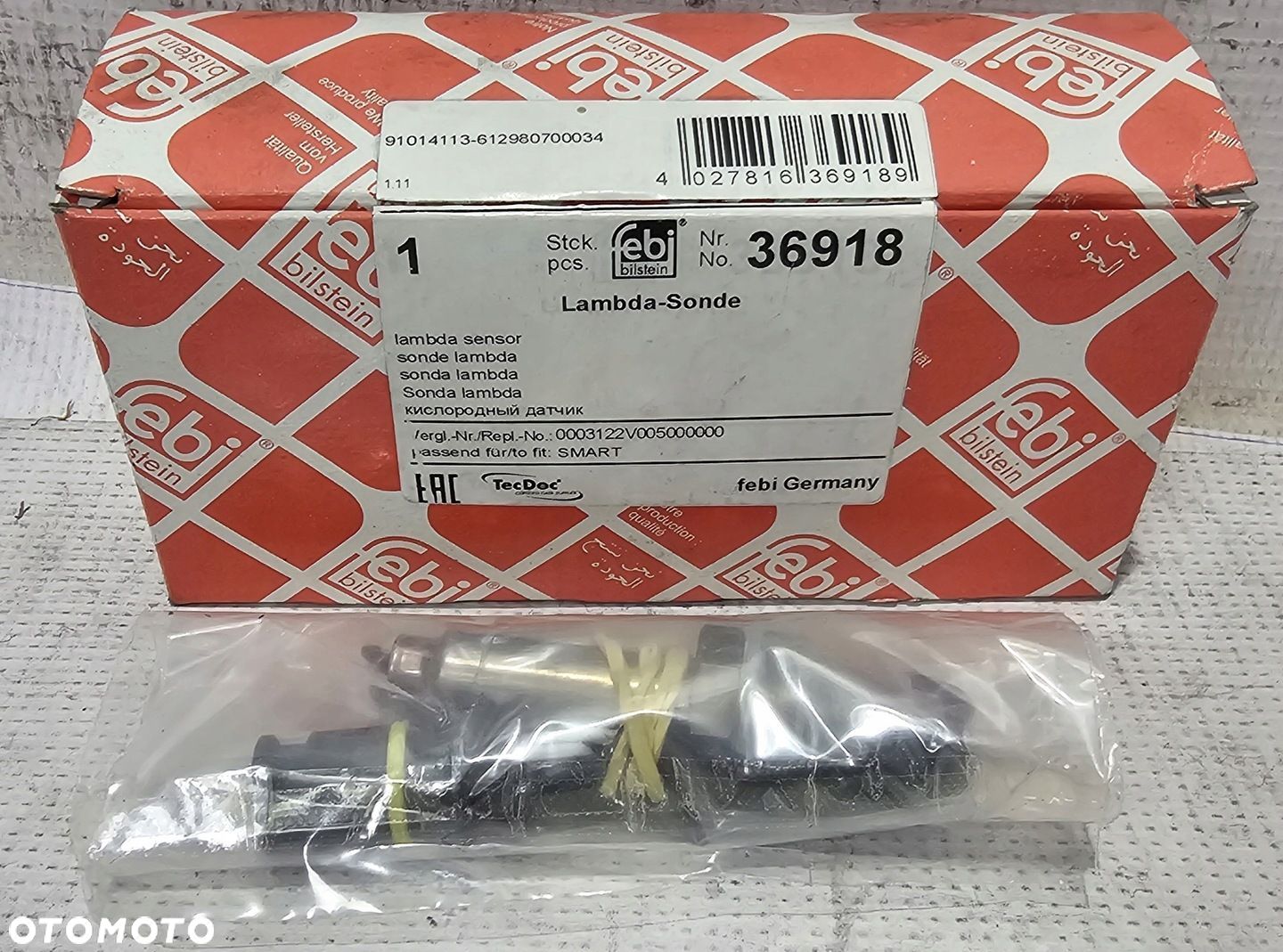 NOWA SONDA LAMBDA MERCEDES W124 W210 W163 W220 W215 W129 SMART 450 452 - 1