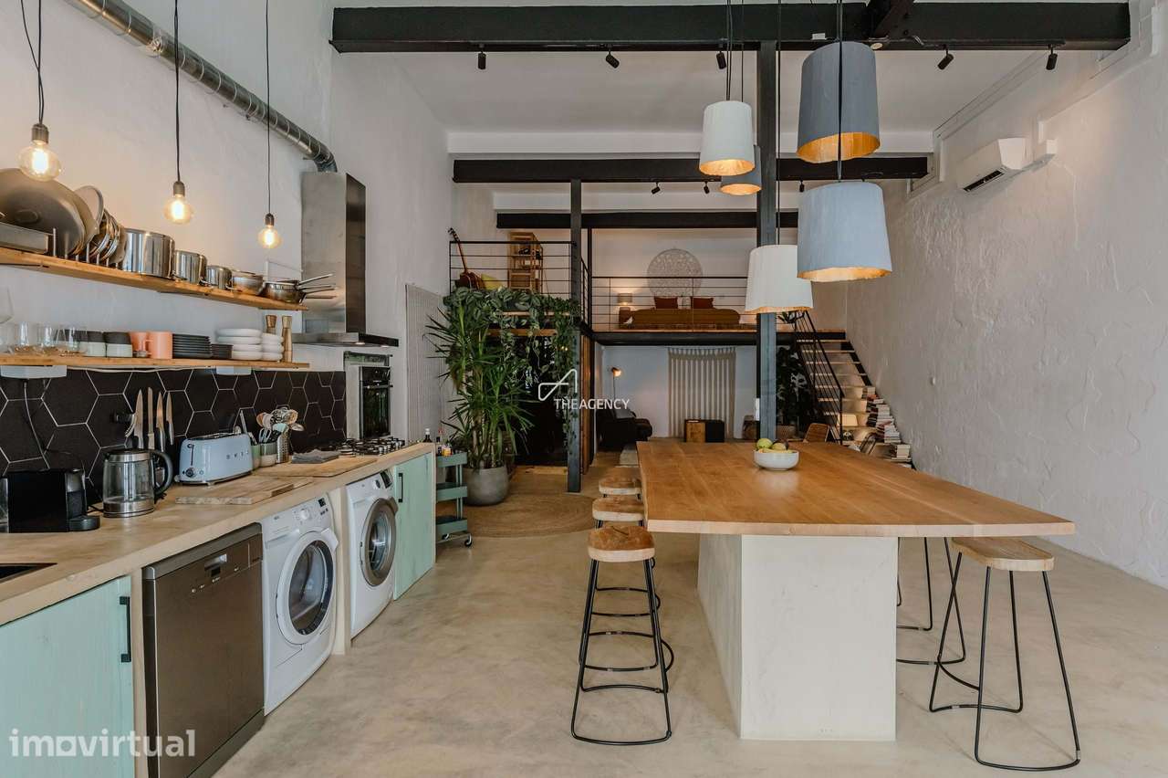 Loft Industrial-Chique: Espaço e Luz em Santa Apolónia - Grande imagem: 3/32