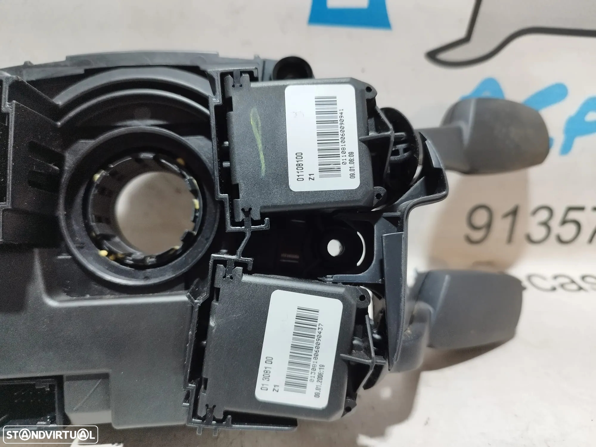 FITA AIRBAG BMW SERIE 3 E90 SEDAN 61319122509 9122509 SERIE 3 E91 E92 E93 SERIE 1 E81 E82 E87 E88 X1 E84 X5 E70 X6 E71 E72 Z4 E89 MANETE MULTIFUNÇÕES COMUTADOR - 2
