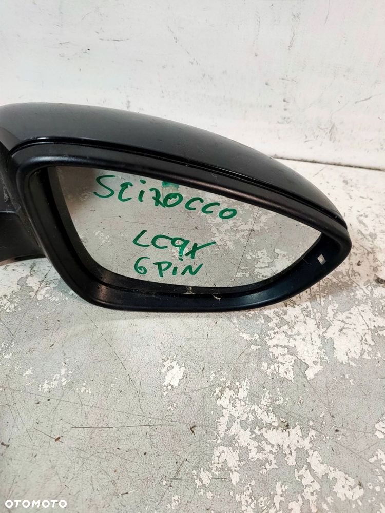 lusterko prawe 6 pin kolor lc9x vw scirocco iii - 1