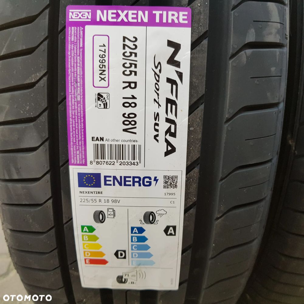 4x 225/55R18 Nexen N Fera Sport Suv Nowy komplet opon letnich Poznań - 2