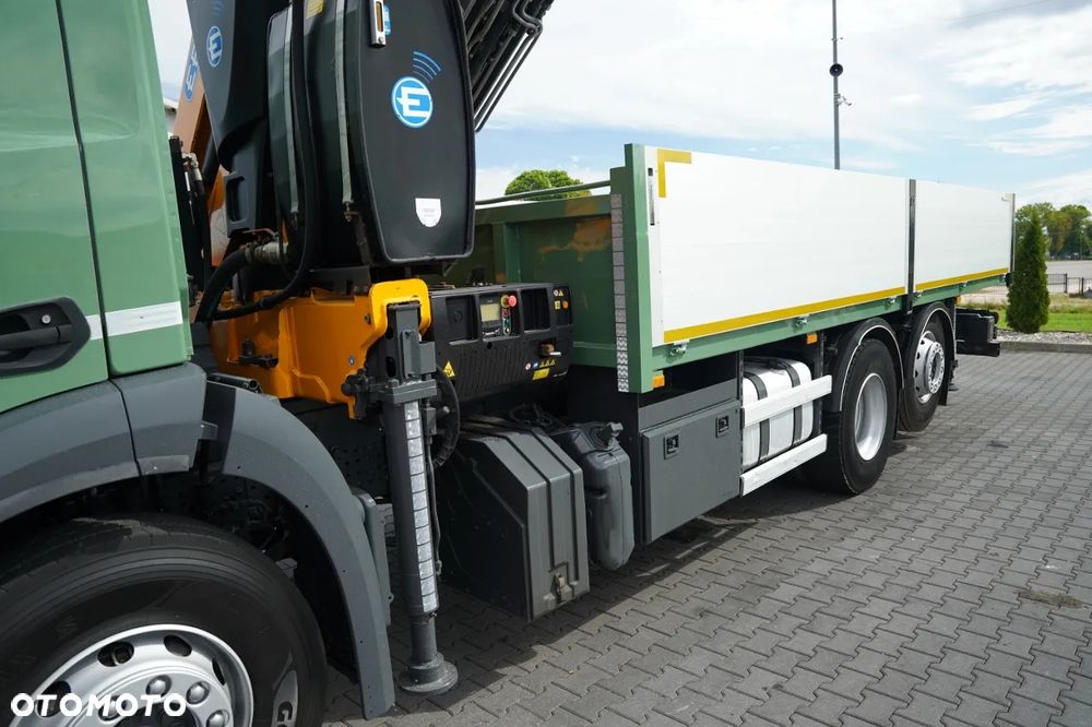 Mercedes-Benz ANTOS 2540 / 6x2 / SKRZYNIOWY 6,4 M / HDS EFFER CRANE 265 / MAX UDŹWIG 7 475 KG / PILOT / OŚ SKRETNA -PODNOSZONA / EURO 6 - 19