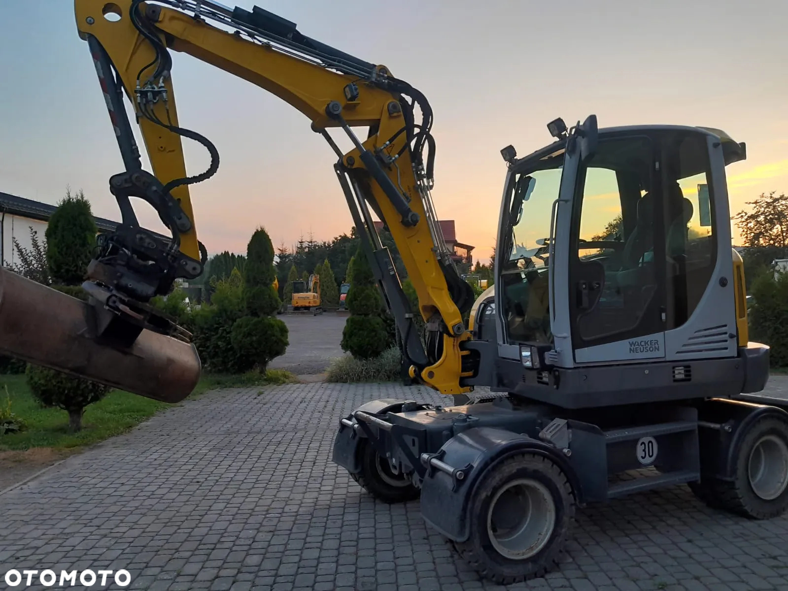 Wacker Neuson EW65 2018r 3062mtg. głowica obrotowa ze szczypcami, KLIMA - 11