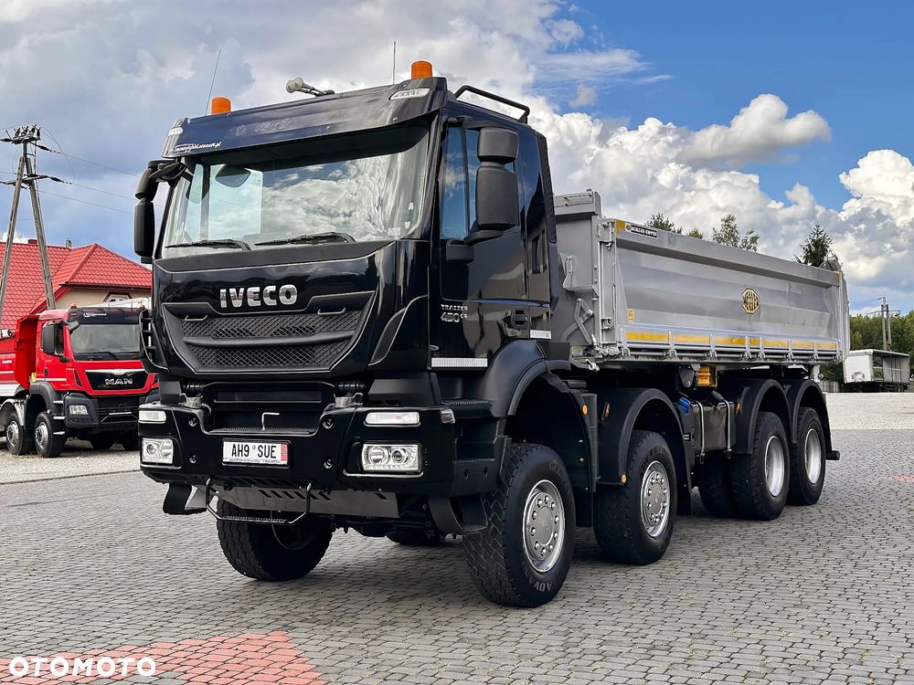 Iveco TRAKKER 450 8x8  WYWROTKA MEILLER 3S Przebieg 200 tys.km - 9