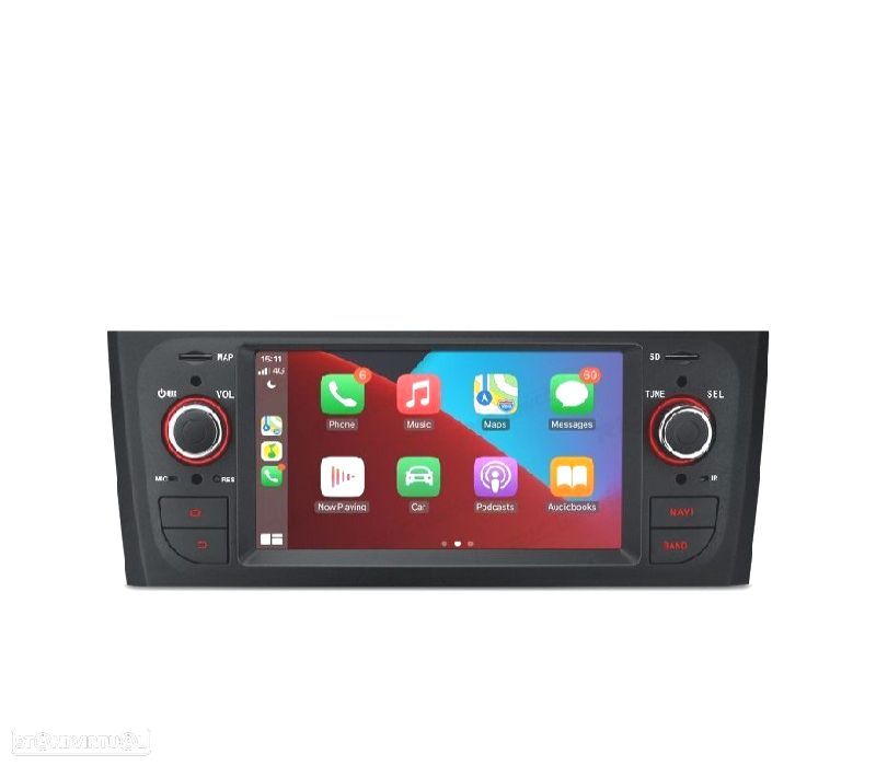 AUTO RÁDIO GPS ANDROID 13 PARA FIAT GRANDE PUNTO LINEA - 10